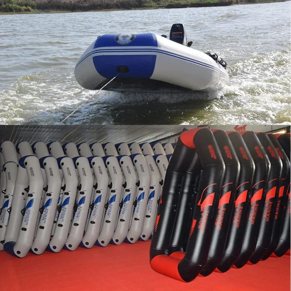 175-260cm Inflatable Boat Fishing Kayak PVC Wear-resistant Foldable Air Rowing for 1-5Person Dinghy Canone Outdoor Water Sports
