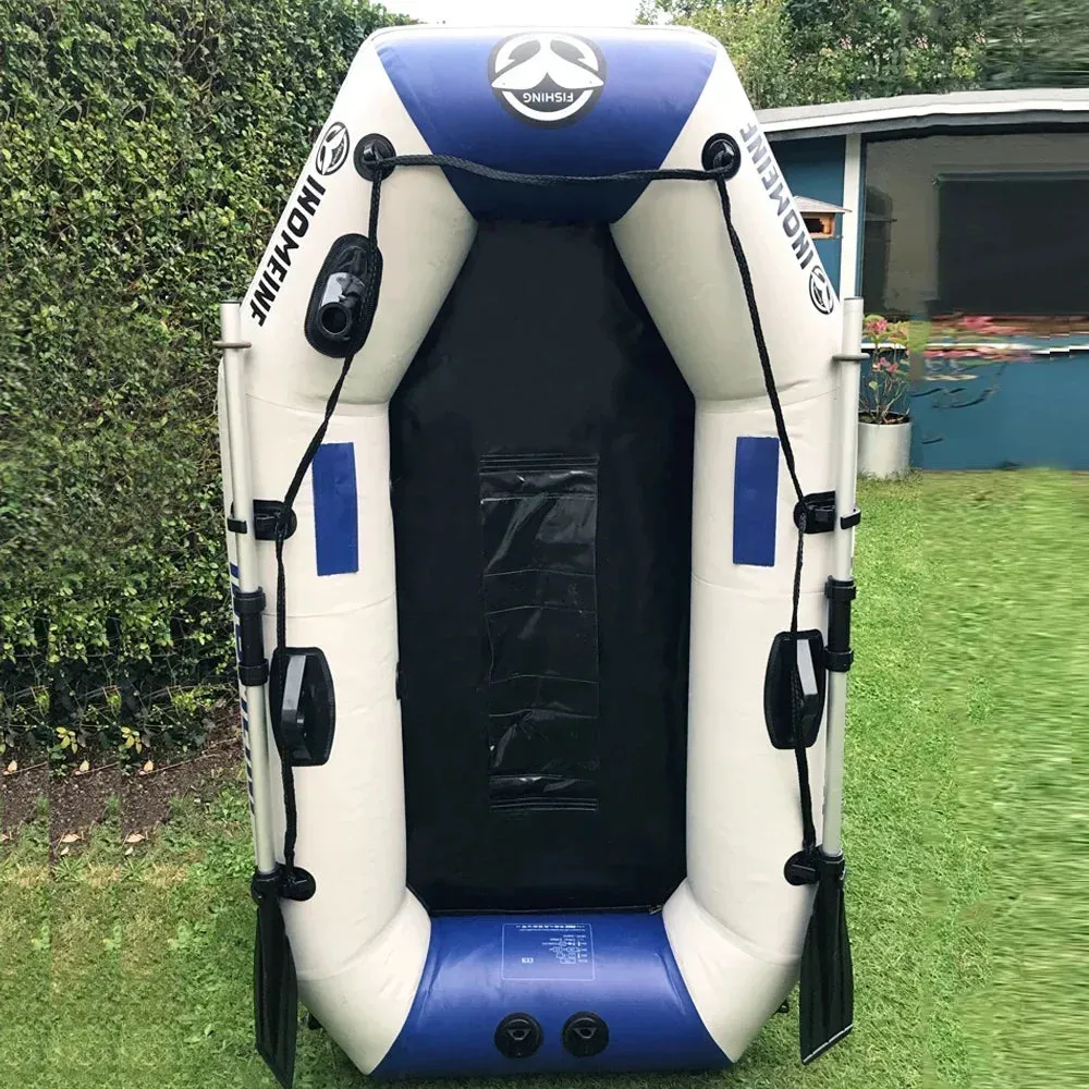 175-260cm Inflatable Boat Fishing Kayak PVC Wear-resistant Foldable Air Rowing for 1-5Person Dinghy Canone Outdoor Water Sports
