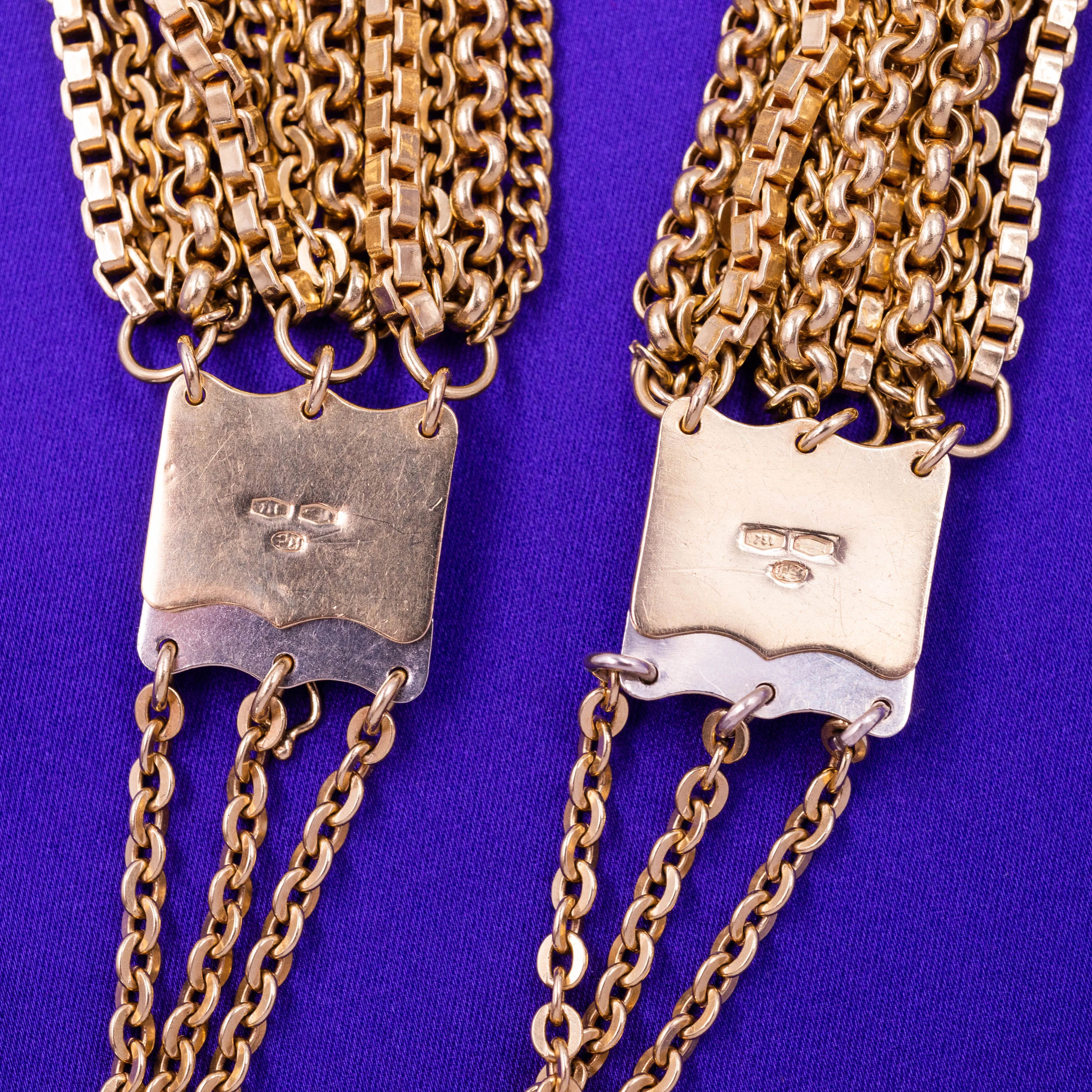 18 Karat Italian Multi-Strand Necklace