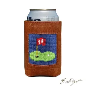 19th Hole Needlepoint Can Cooler