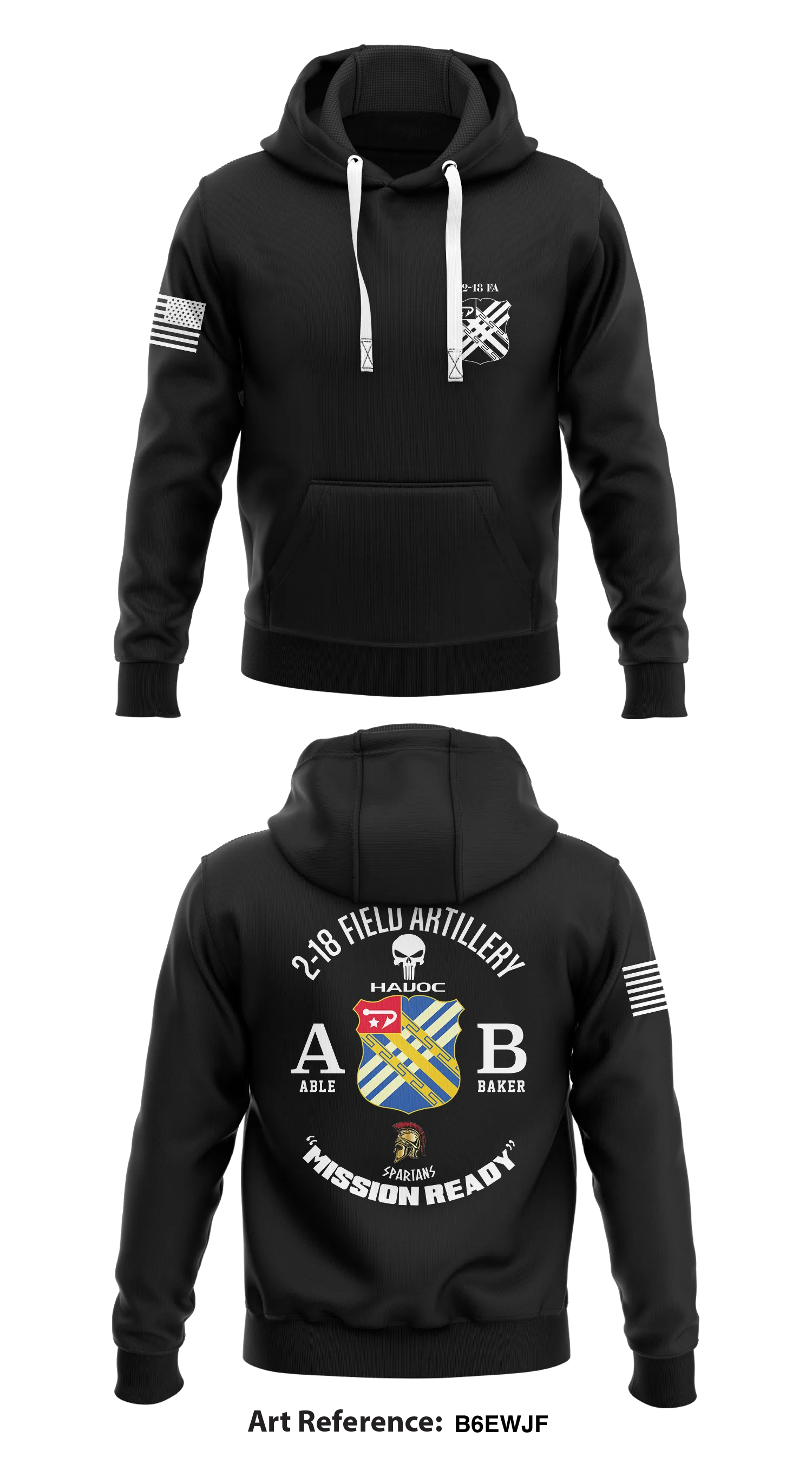 2-18 Field Artillery  Store 1  Core Men's Hooded Performance Sweatshirt - b6ewJF