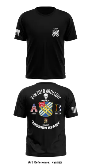 2-18 Field Artillery  Store 1 Core Men's SS Performance Tee - ny84Sg