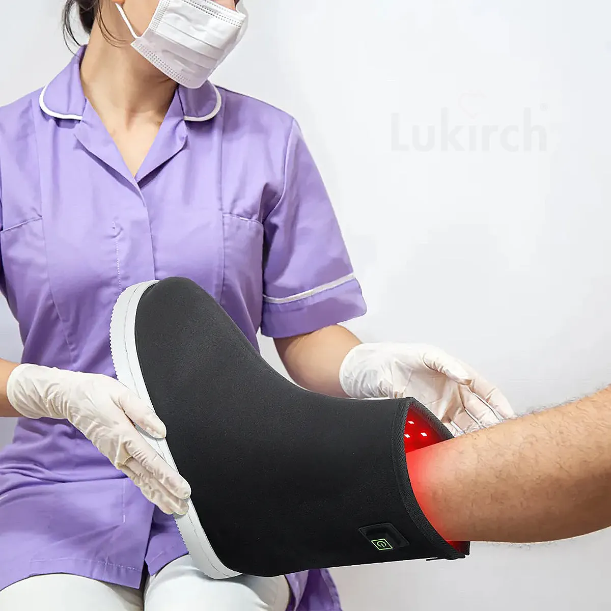 2023 Lukirch® Medical Grade Red & Infrared Light Therapy Boot Shoe 660nm, 850nm