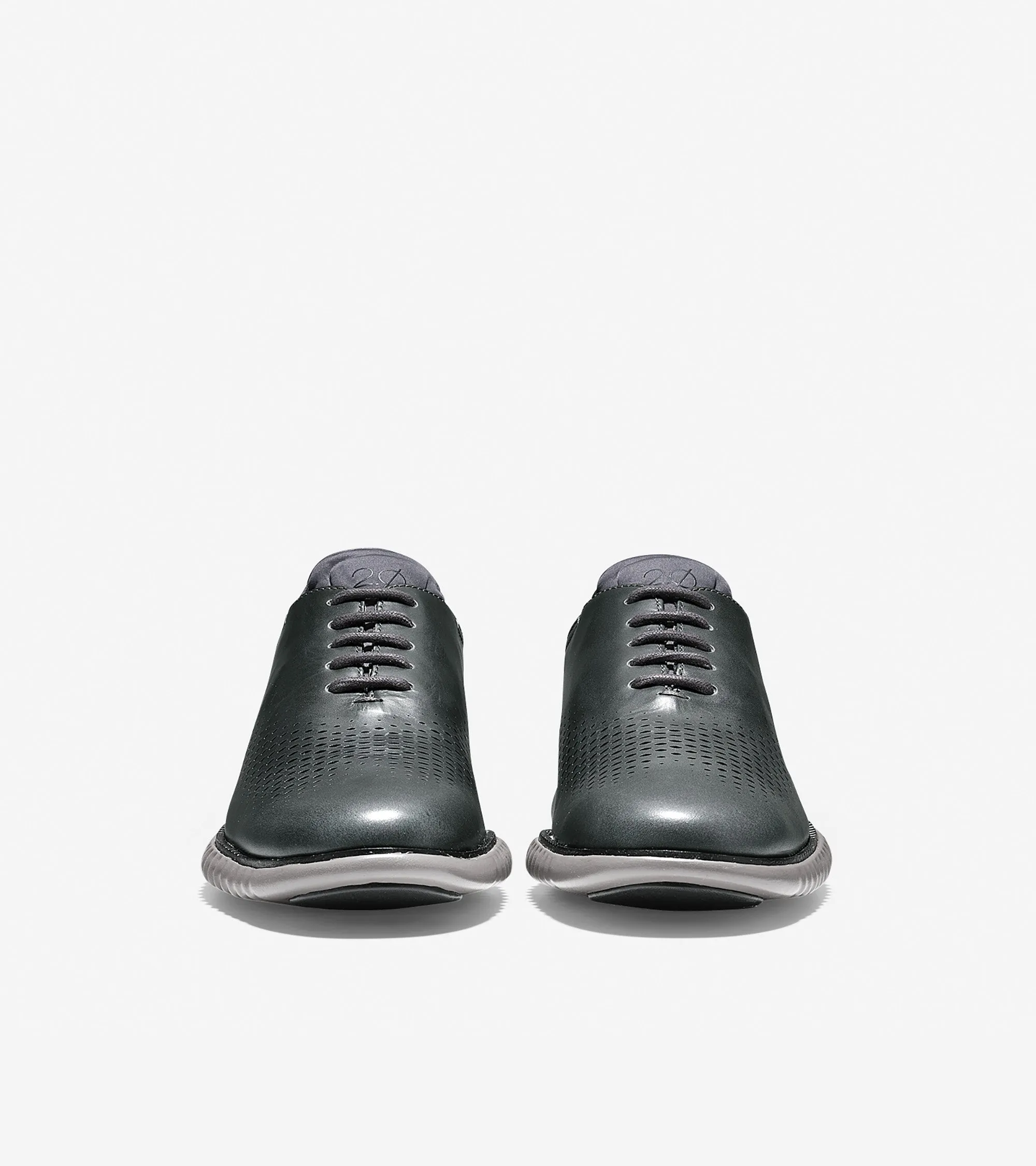 2.ZERØGRAND Lined Laser Wingtip Oxford