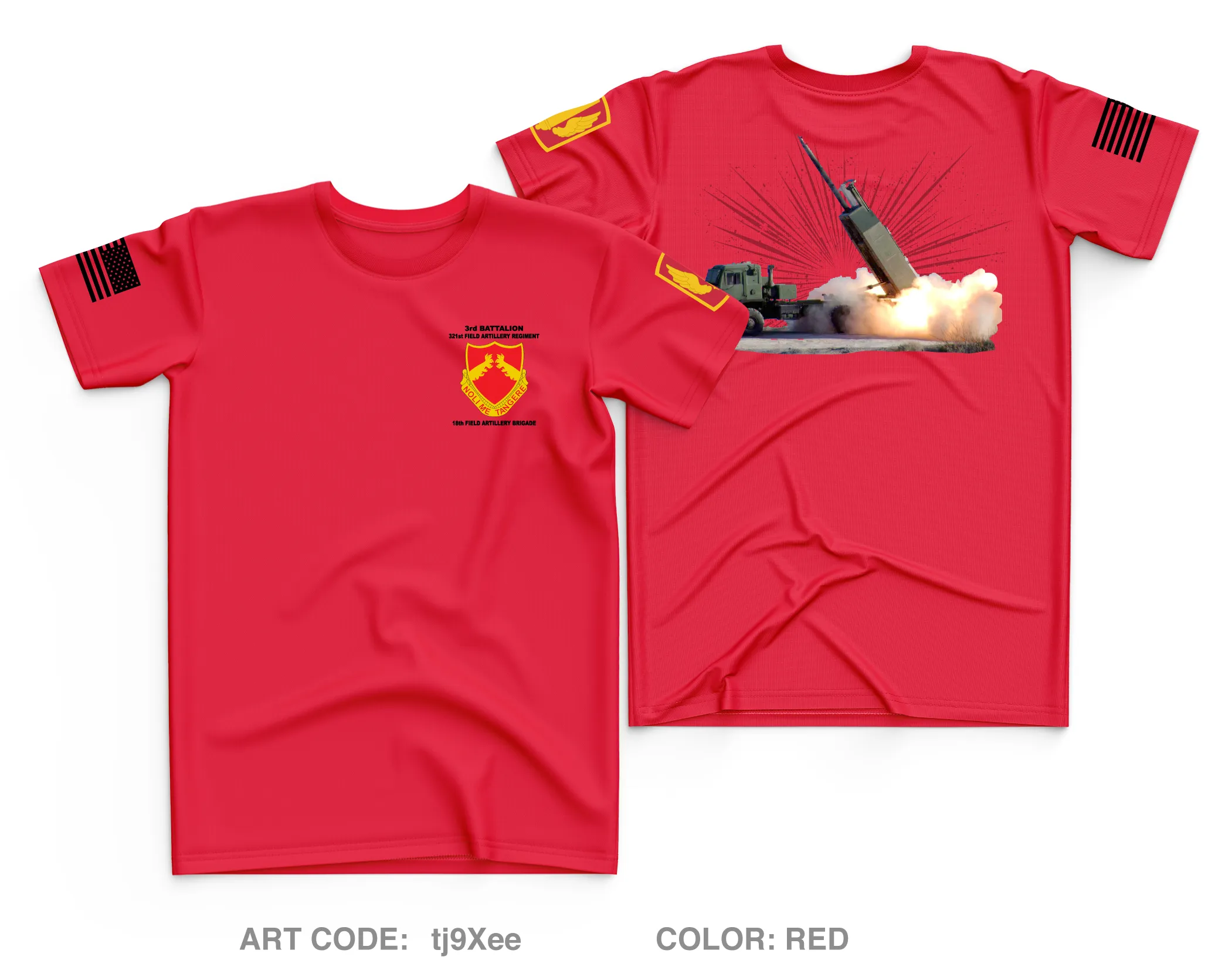 3-321 Field Artillery Regiment Core Men's SS Performance Tee - tj9Xee