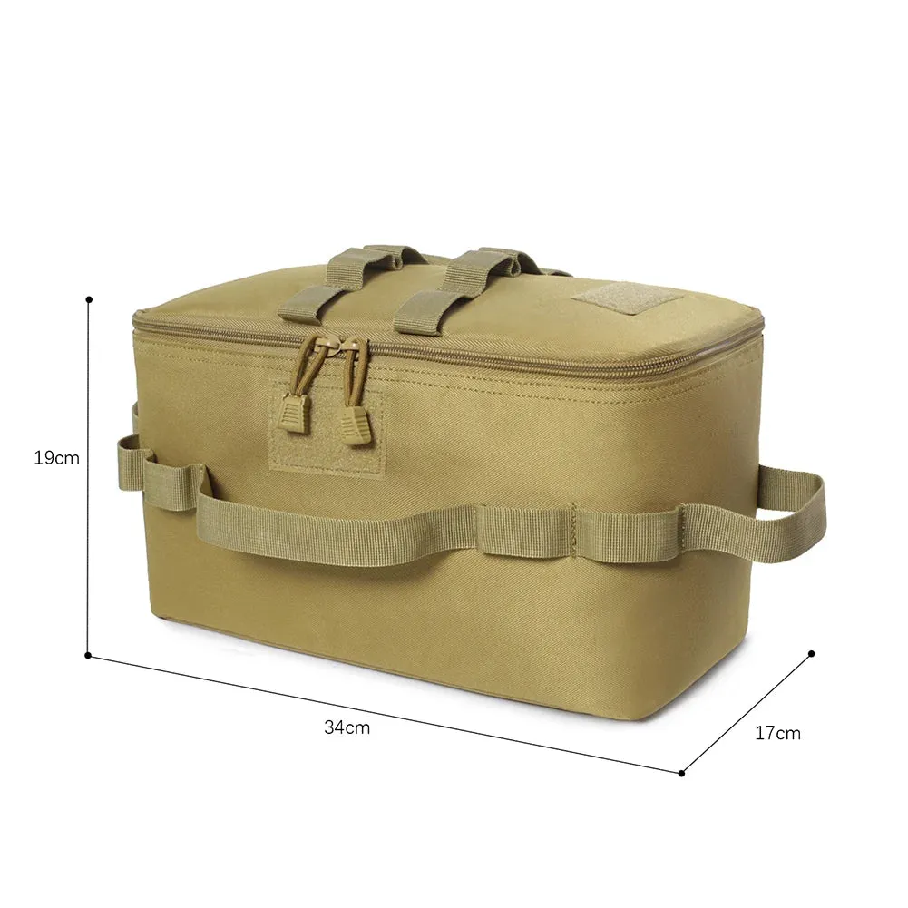 30L Large Camping Storage Bag with Collapsible Design and Waterproof Bottom