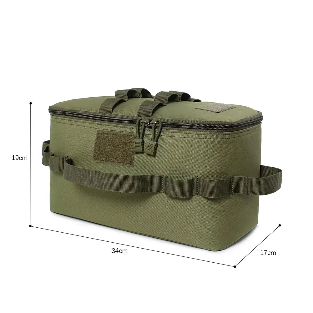 30L Large Camping Storage Bag with Collapsible Design and Waterproof Bottom