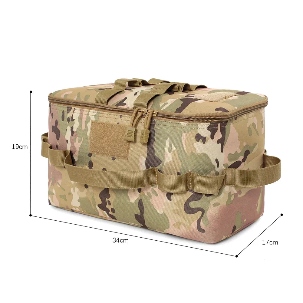30L Large Camping Storage Bag with Collapsible Design and Waterproof Bottom