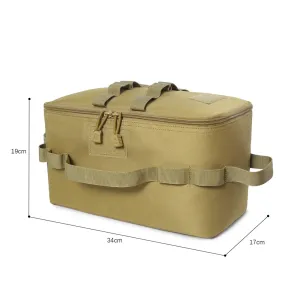 30L Large Camping Storage Bag with Collapsible Design and Waterproof Bottom