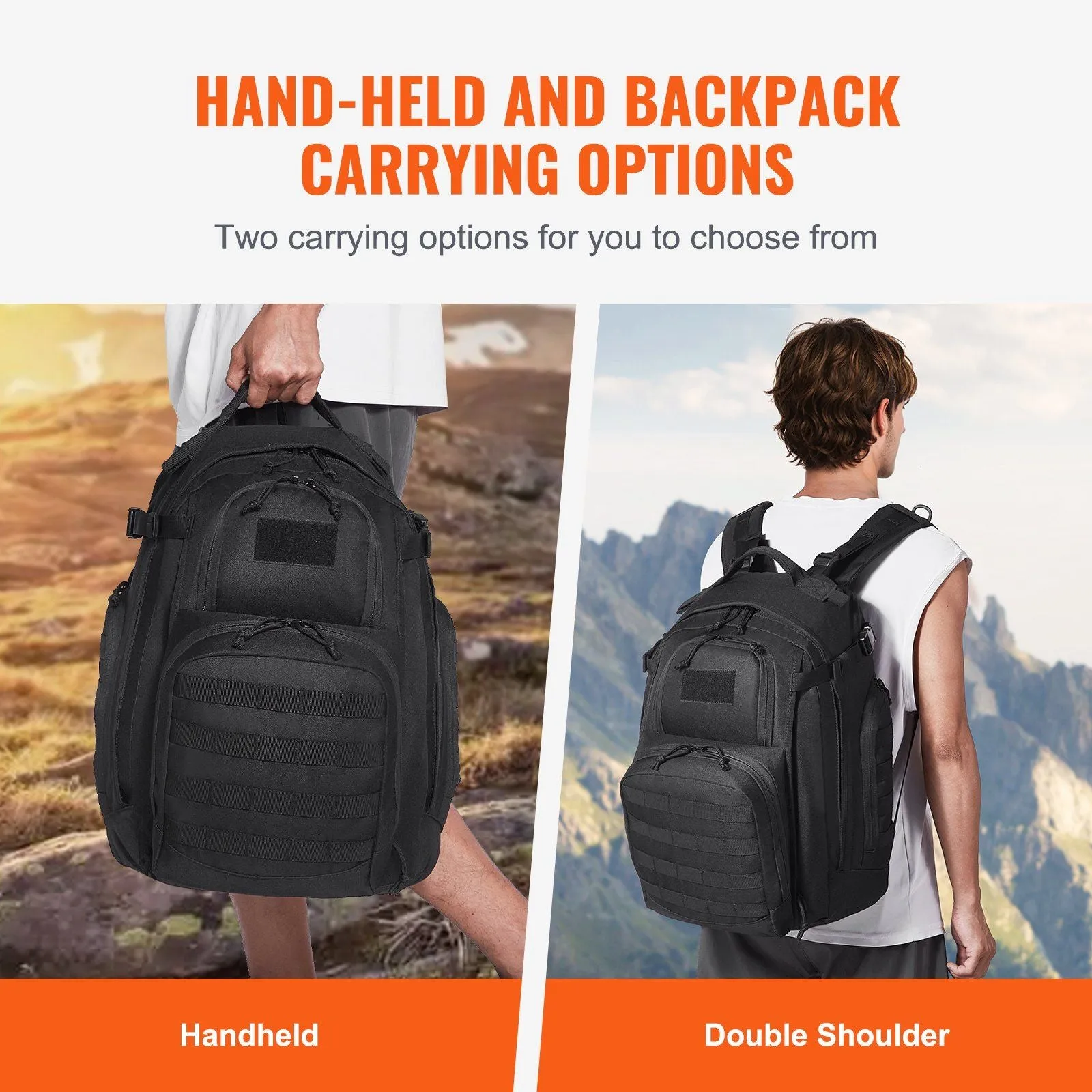 40L Tactical Travel Backpack