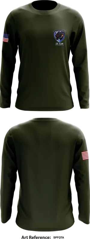 411th Field Hospital CB- Team Store 1 Core Men's LS Performance Tee - sPFQTa