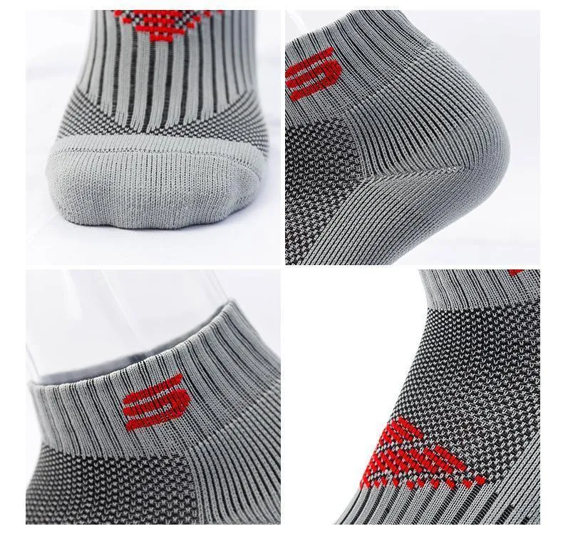 5 Pair Pro Ankle Compression Socks