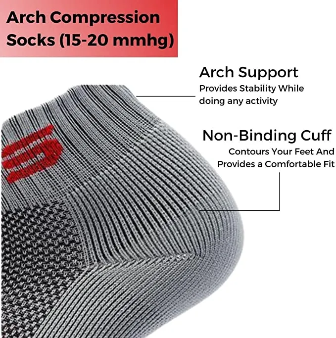 5 Pair Pro Ankle Compression Socks