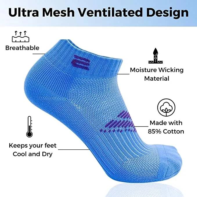 5 Pair Pro Ankle Compression Socks