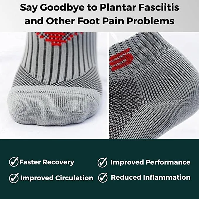 5 Pair Pro Ankle Compression Socks