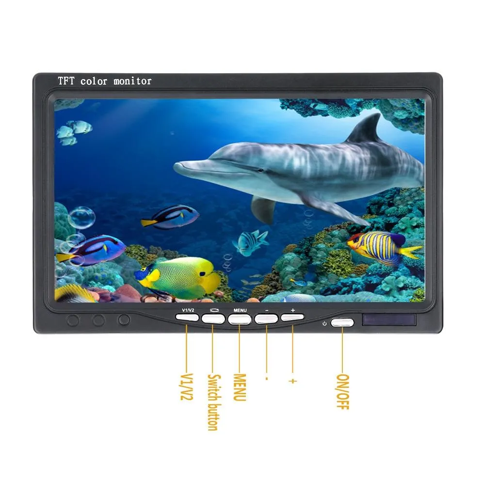 7" Fish Finder Camera (with 12 LED lights for Night Vision)