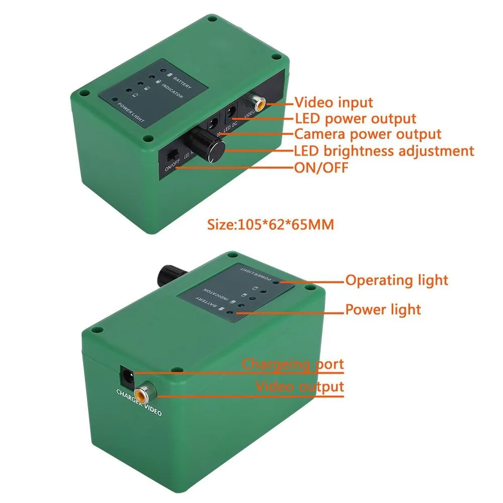 7" Fish Finder Camera (with 12 LED lights for Night Vision)