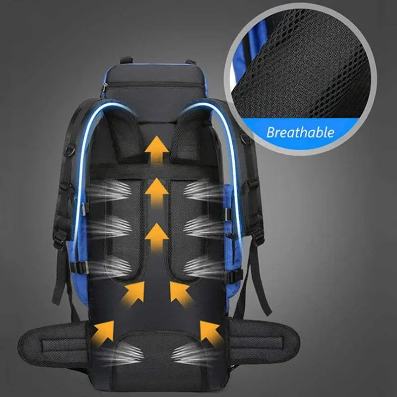 90L Travel & Camping Backpack