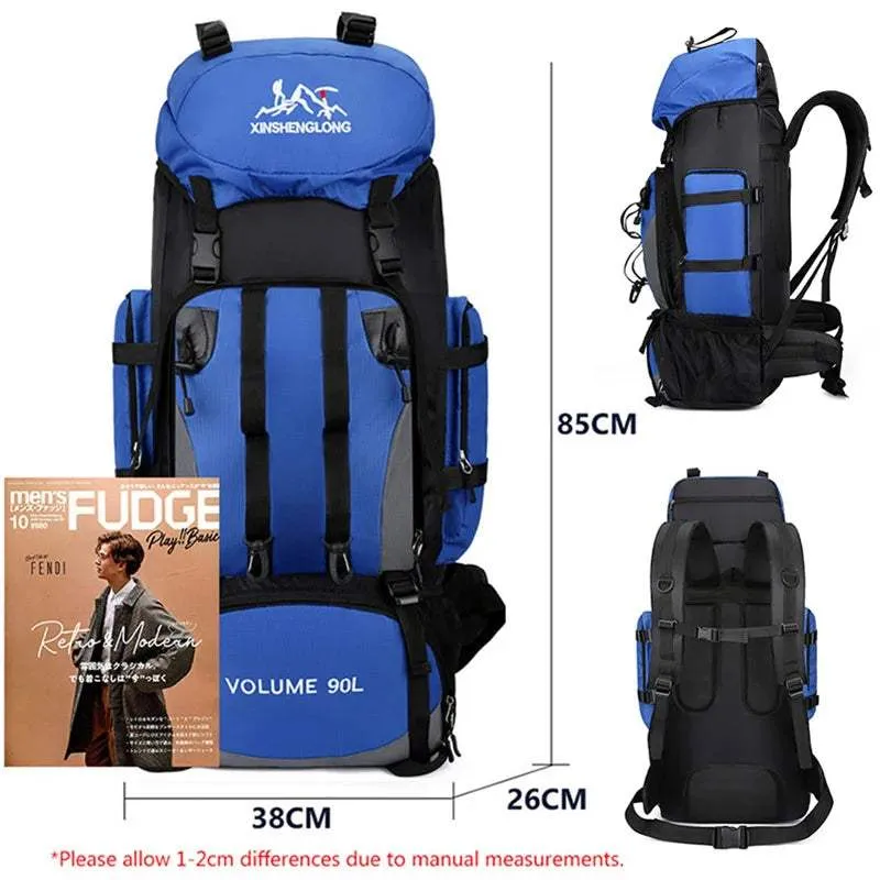 90L Travel & Camping Backpack