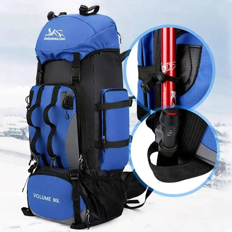 90L Travel & Camping Backpack