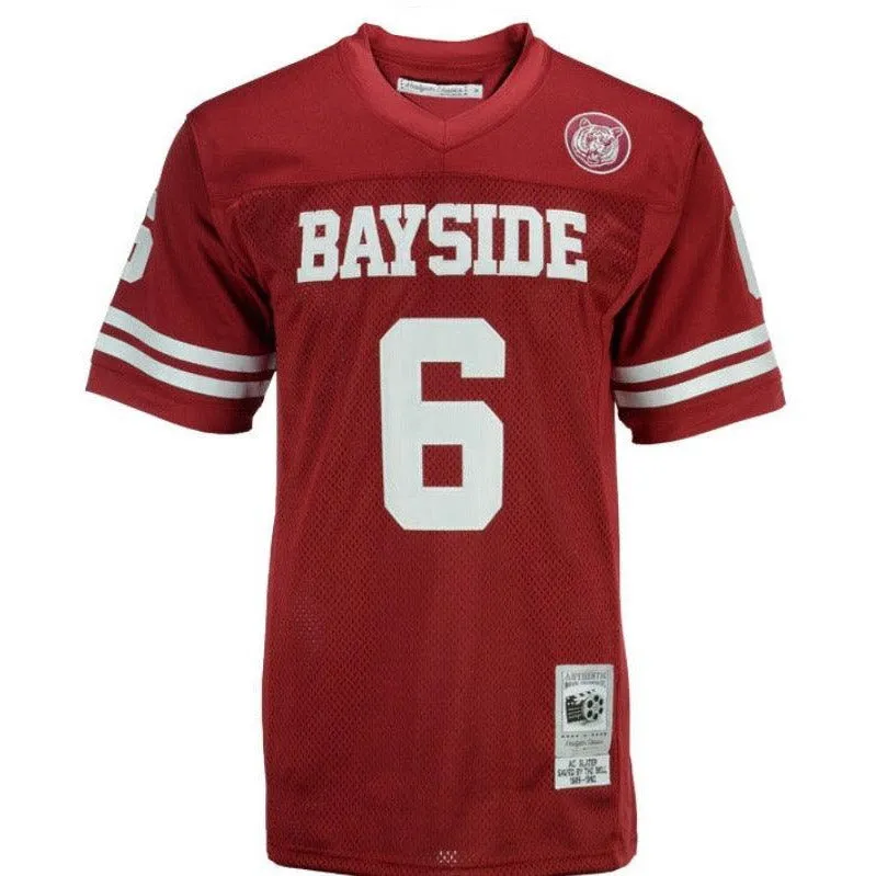 AC SLATER BAYSIDE HIGH SCHOOL FOOTBALL JERSEY (RED)