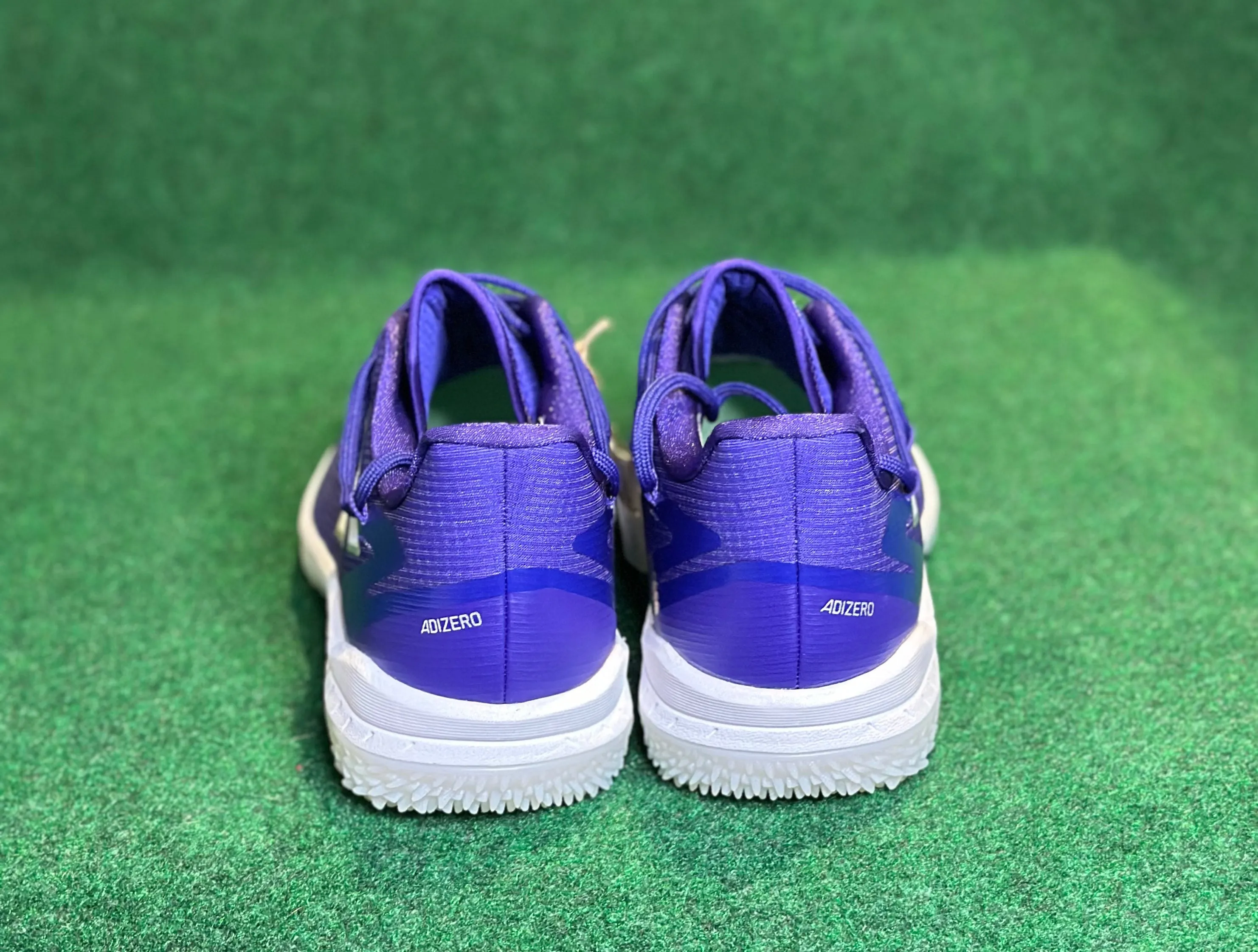 Adidas Adizero Afterburner Turfs Mens Size 10 Baseball Shoes Purple H00966 NEW