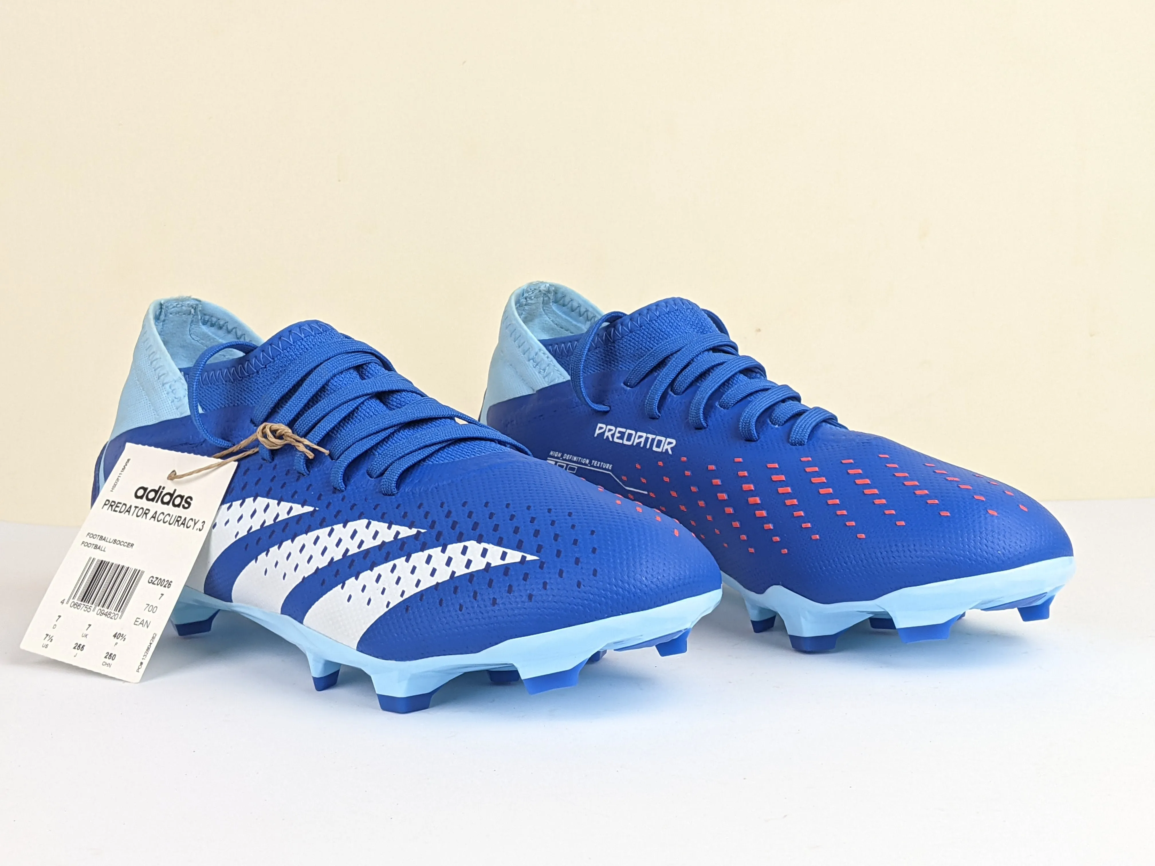 adidas Predator Accuracy .3 FG Marinerush - Bright Royal/Footwear White/Bliss Blue