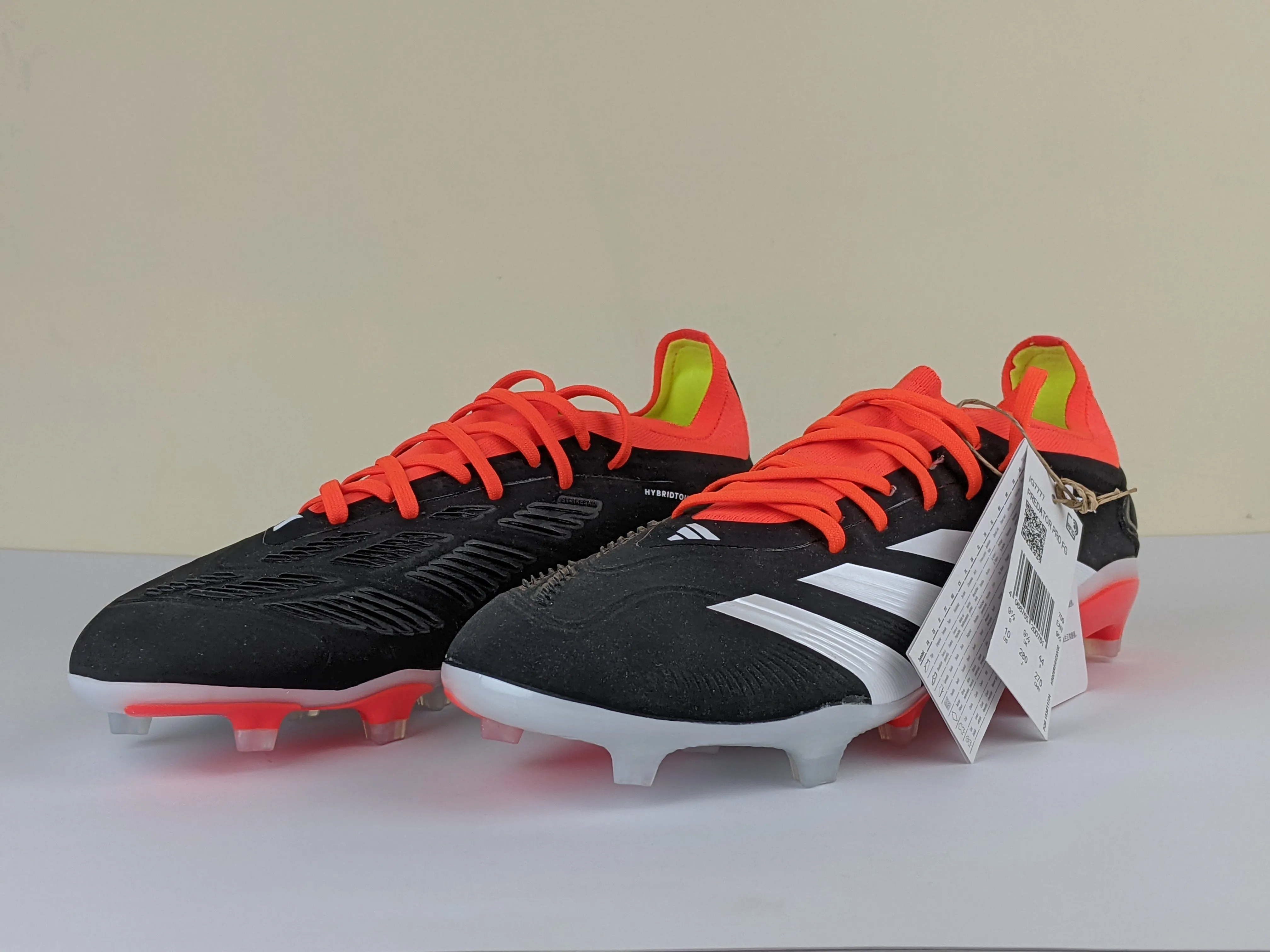 adidas Predator Pro FG Solar Energy - Core Black/Footwear White/Solar Red