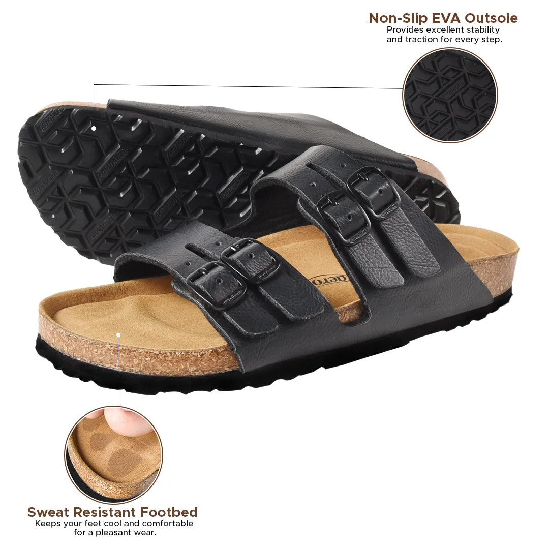 Aerothotic- Willow Footbed Double Straps with Adjustable Buckle Slip on For Women