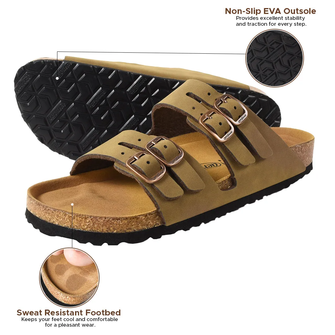 Aerothotic- Willow Footbed Double Straps with Adjustable Buckle Slip on For Women