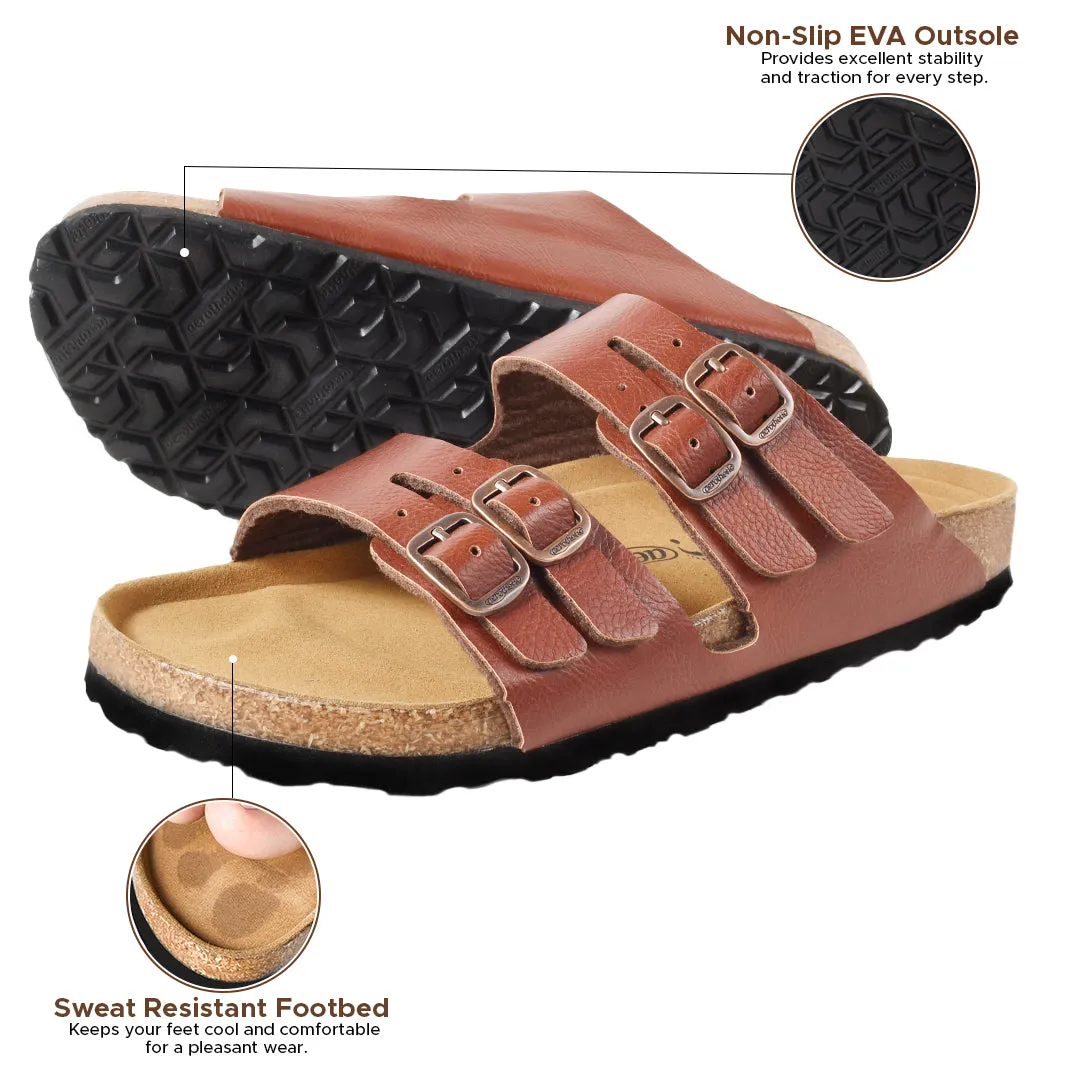 Aerothotic- Willow Footbed Double Straps with Adjustable Buckle Slip on For Women