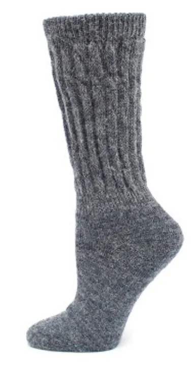 Alpaca Socks - Therapeutic Non-Binding S M L XL - Also available in XXL (Grey/Black only)