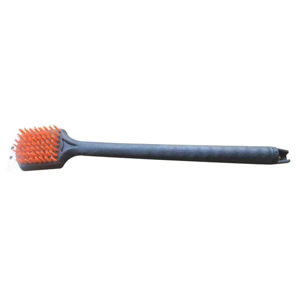 Alva Long Handle Nylon Bristle Braai Brush With Scraper BA175