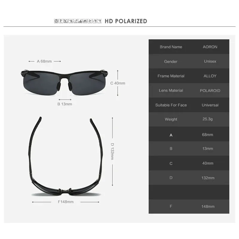 AORON Driving Polarized Sunglasses for Men