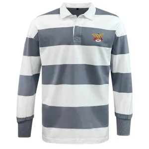 Atlanta Old White Rugby Classic Long Sleeve Hooped Rugby Jersey
