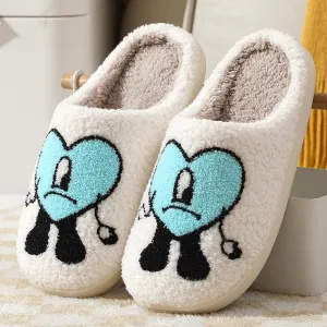 Bad Bunny Love Plush Slippers