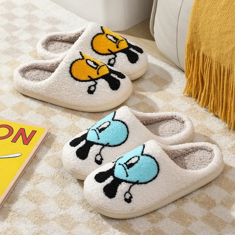 Bad Bunny Love Plush Slippers