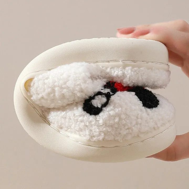Bad Bunny Love Plush Slippers