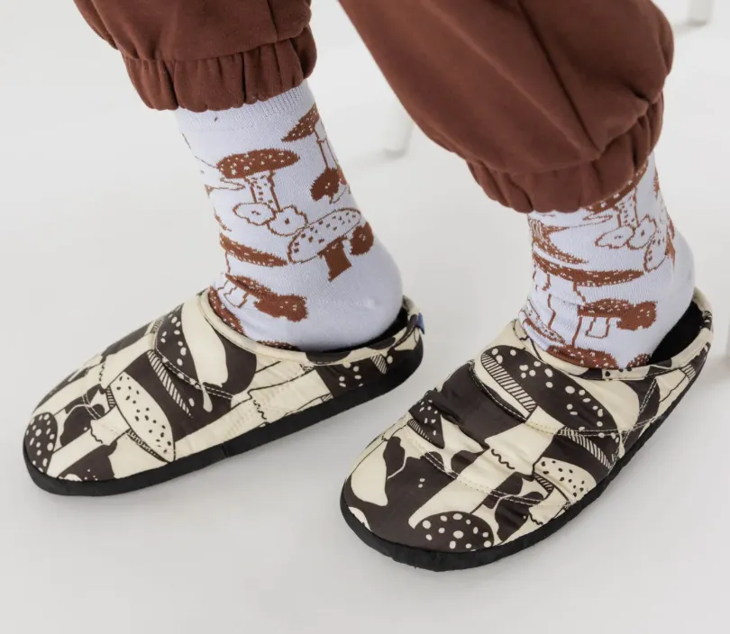 Baggu | Puffy Slipper | Mushroom | S/M