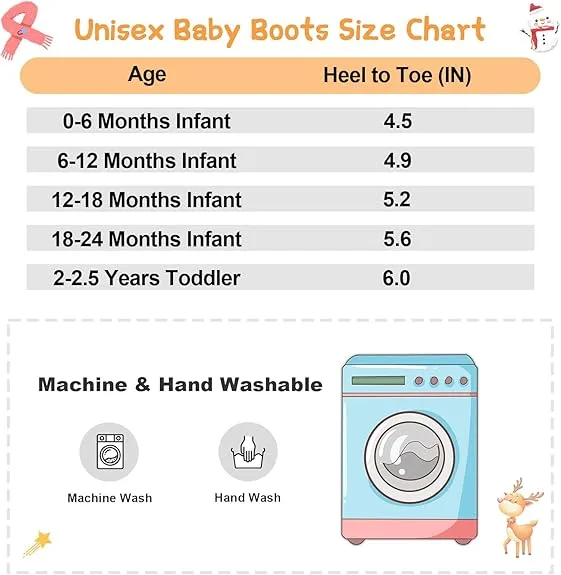 Barerun Ankle Boots for Infant Toddler