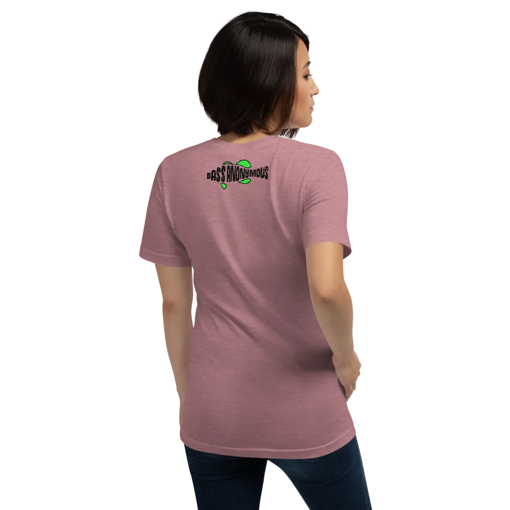 Bass Anonymous Green Grunge Swim Logo Women's Short-Sleeve T-Shirt