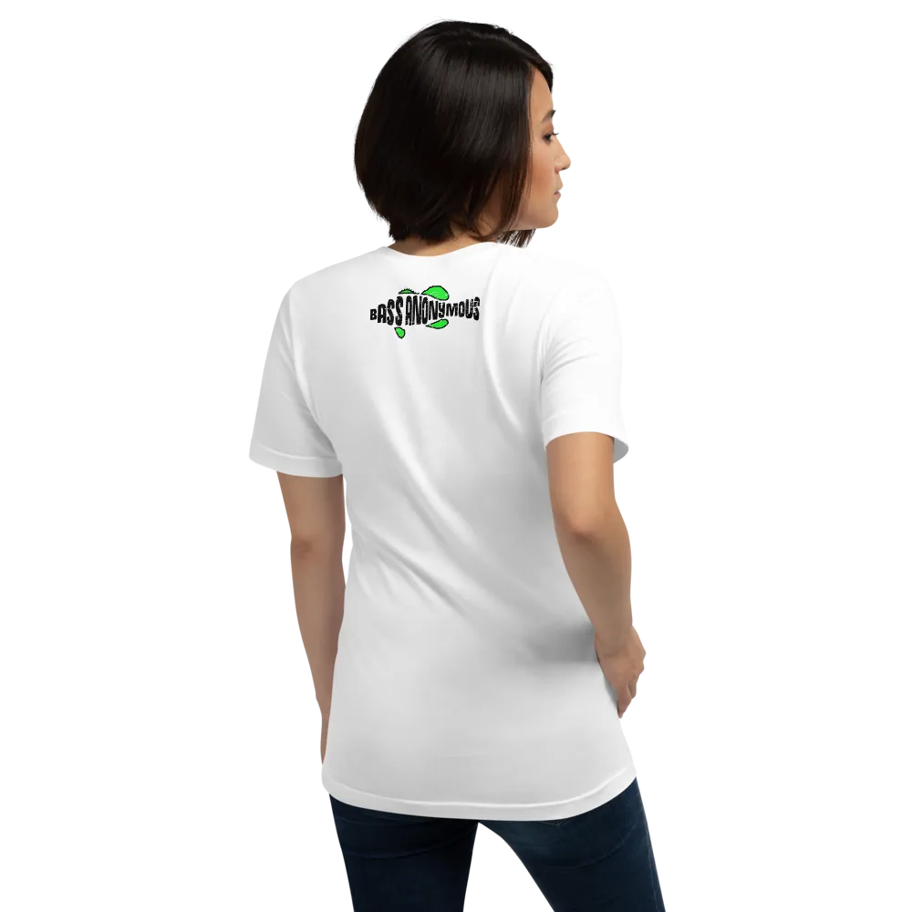 Bass Anonymous Green Grunge Swim Logo Women's Short-Sleeve T-Shirt