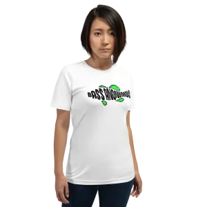 Bass Anonymous Green Grunge Swim Logo Women's Short-Sleeve T-Shirt