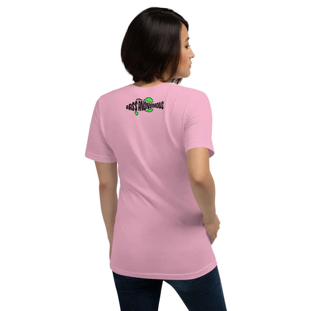 Bass Anonymous Green Grunge Swim Logo Women's Short-Sleeve T-Shirt