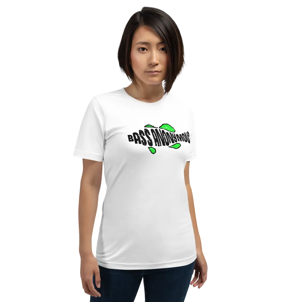 Bass Anonymous Green Grunge Swim Logo Women's Short-Sleeve T-Shirt