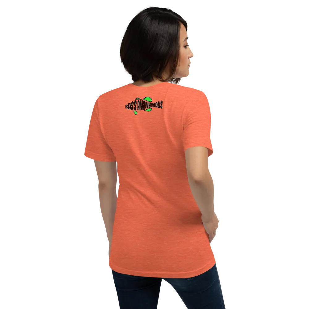 Bass Anonymous Green Grunge Swim Logo Women's Short-Sleeve T-Shirt