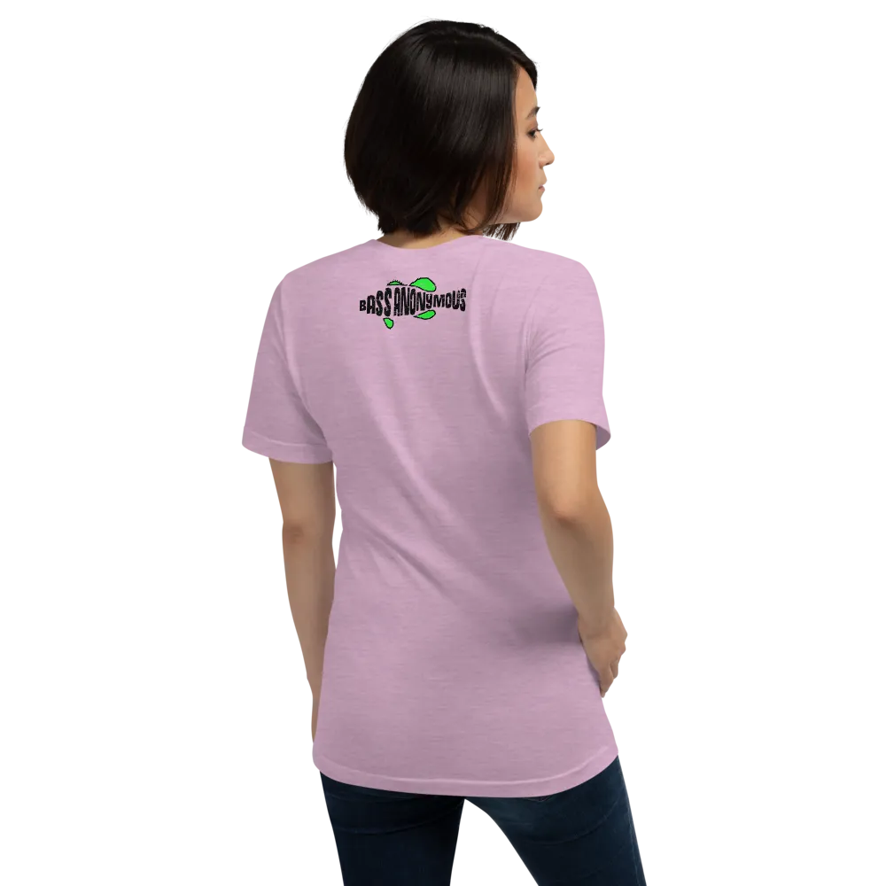 Bass Anonymous Green Grunge Swim Logo Women's Short-Sleeve T-Shirt