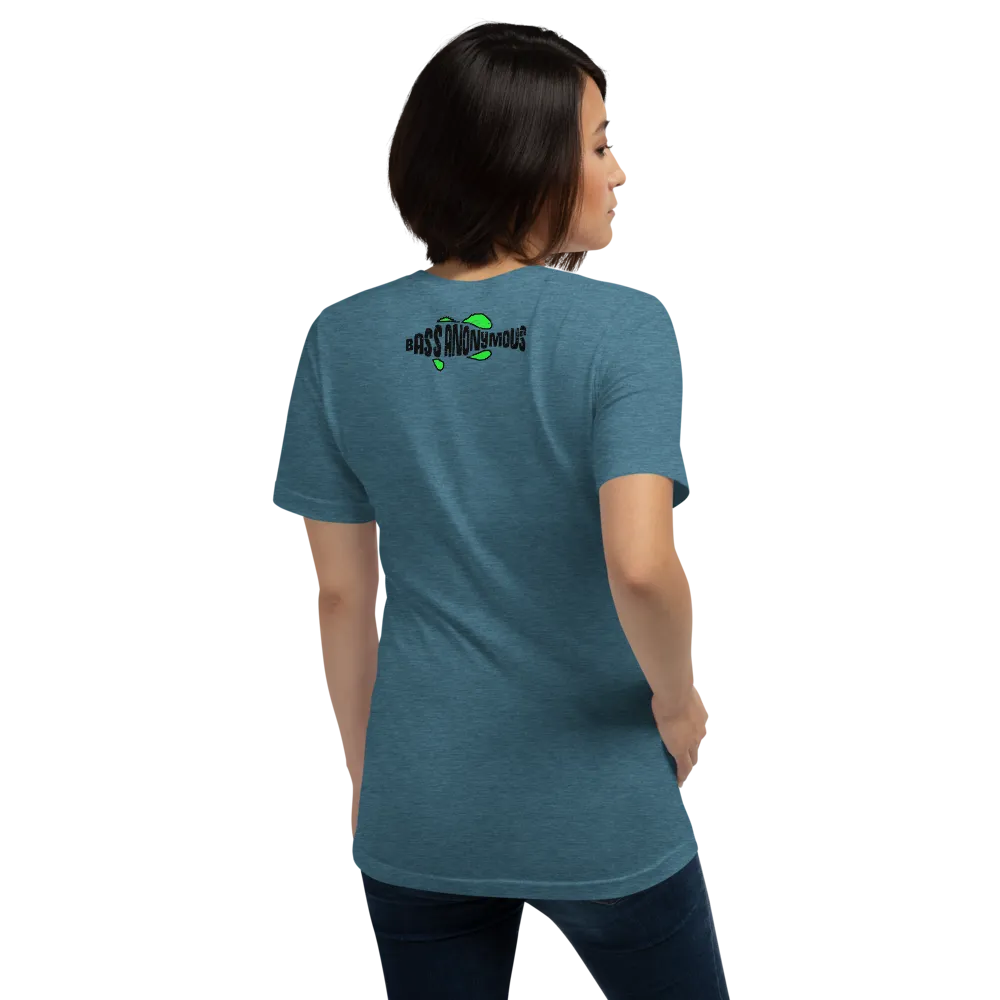 Bass Anonymous Green Grunge Swim Logo Women's Short-Sleeve T-Shirt