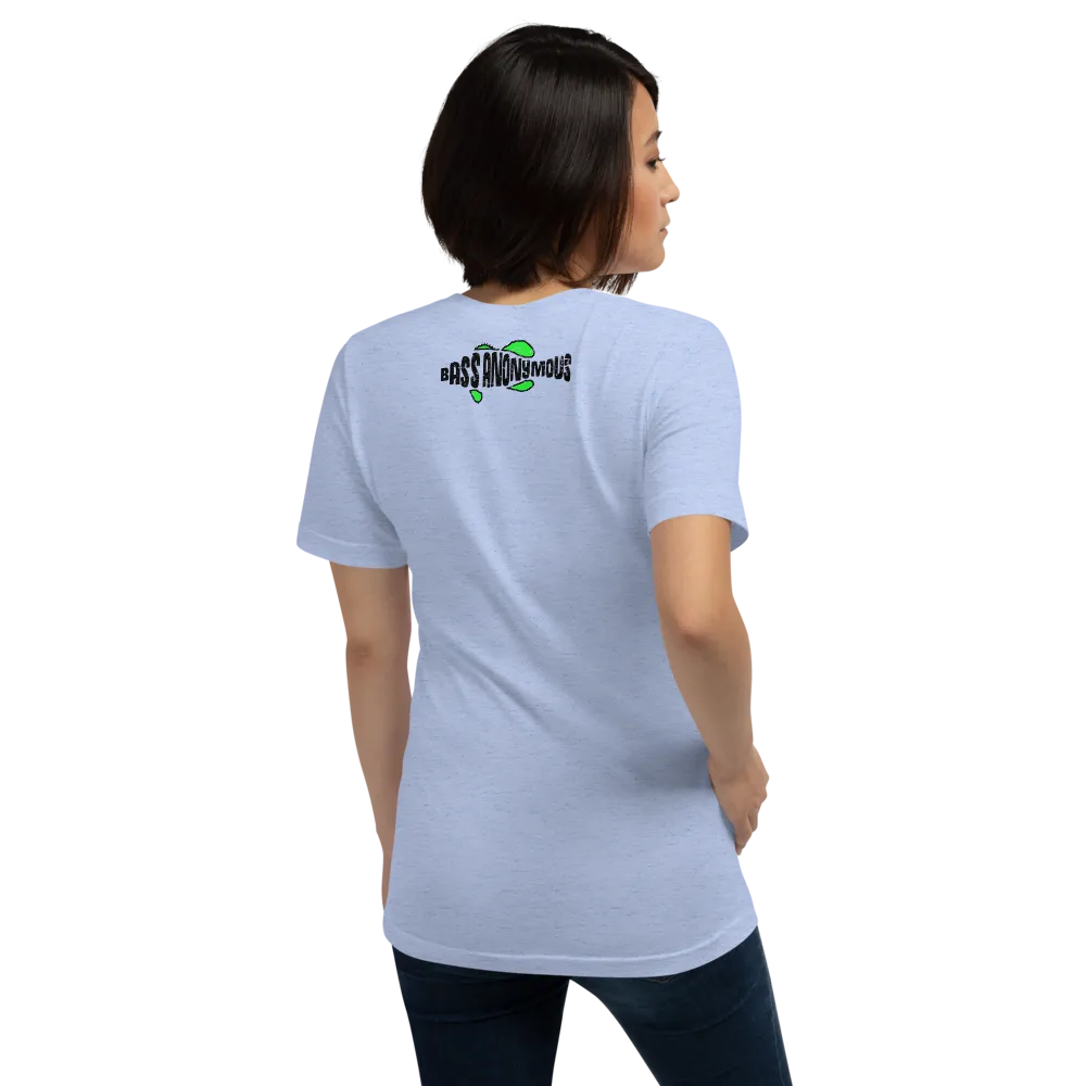 Bass Anonymous Green Grunge Swim Logo Women's Short-Sleeve T-Shirt