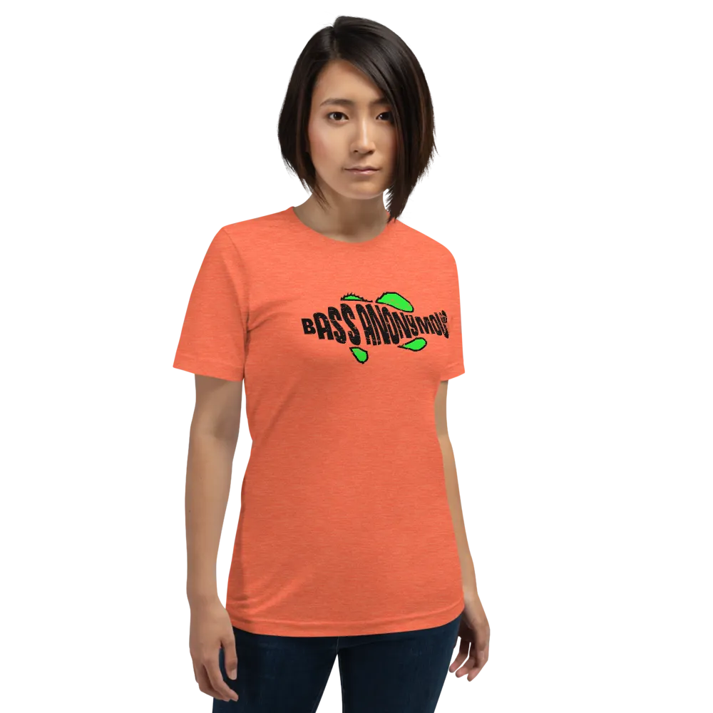 Bass Anonymous Green Grunge Swim Logo Women's Short-Sleeve T-Shirt
